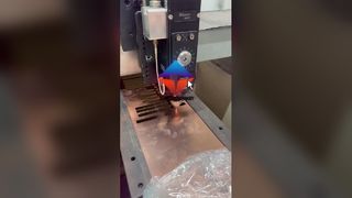 Fiber Laser Cutting Copper Live Demo II TM-FL600