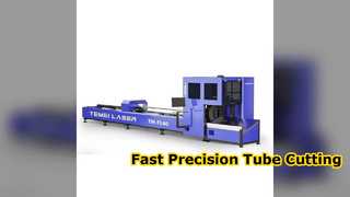 TM FL6024 3000W Fiber Laser Tube Cutting Machine