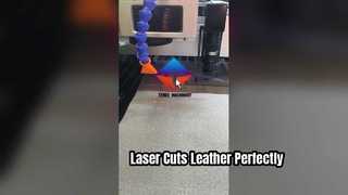 Laser on Leather! Marking and Cutting Live Demo II T90D-RFL1390s  #lasercutting