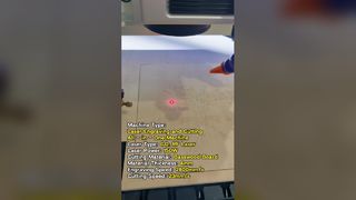 CO₂ Laser Marking and Cutting All - in - One Machine-basswood board